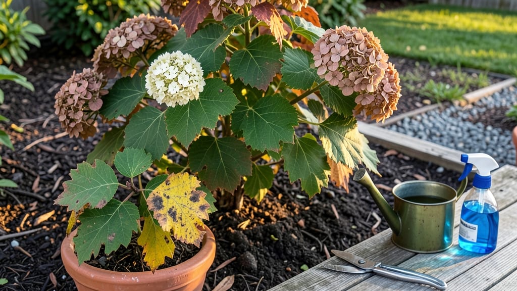 Oakleaf Hydrangea Problems: Natural Cures for Yellowing Leaves and Stunted Growth