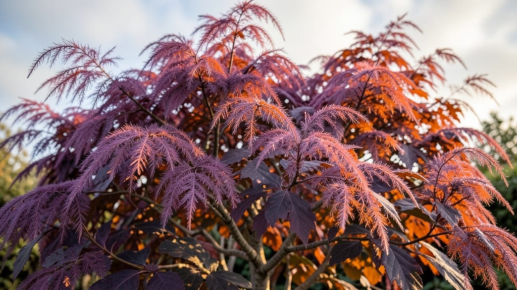 Purple Smoke Bush for Seasonal Color Change