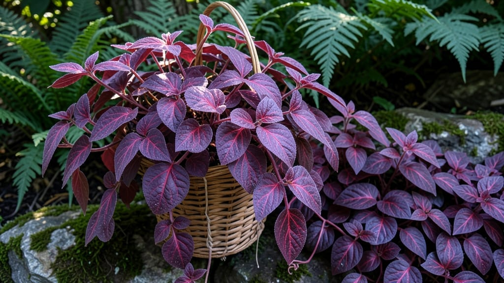 Red Vein Purple Heart Plant for Ground Cover Elegance
