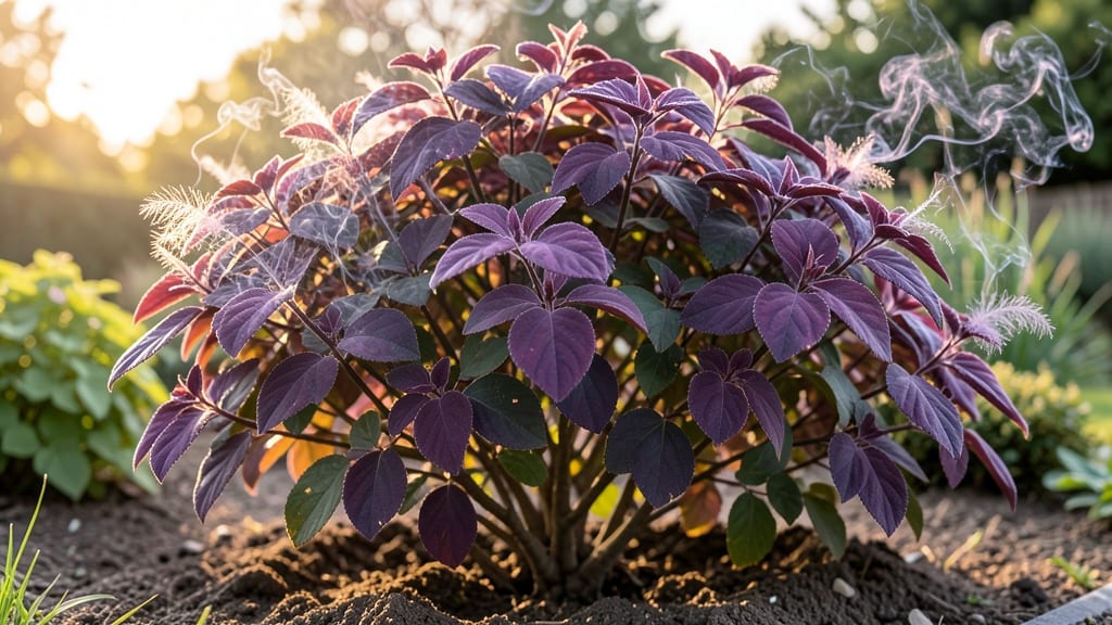 Purple Smoke Bush for Textured Drama