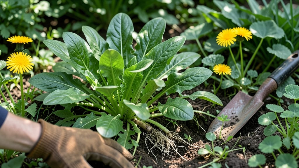 Large Leaf Garden Weeds: Eradicate Them Without Harming Plants