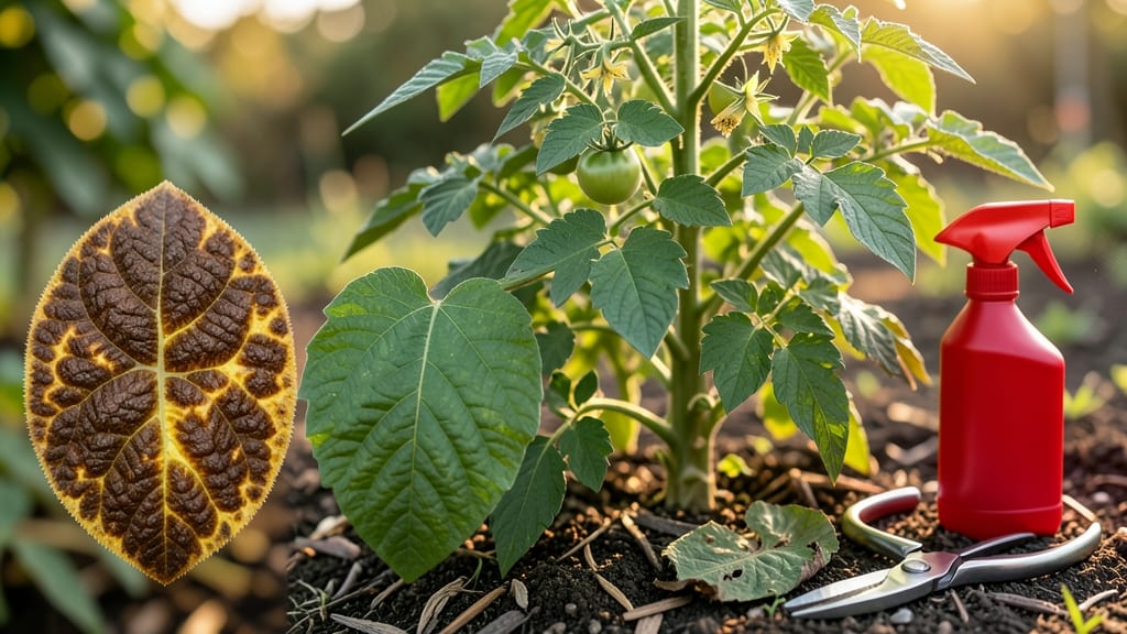 Brown Leaf Spot: Fungal Blight Cure With Copper Spray