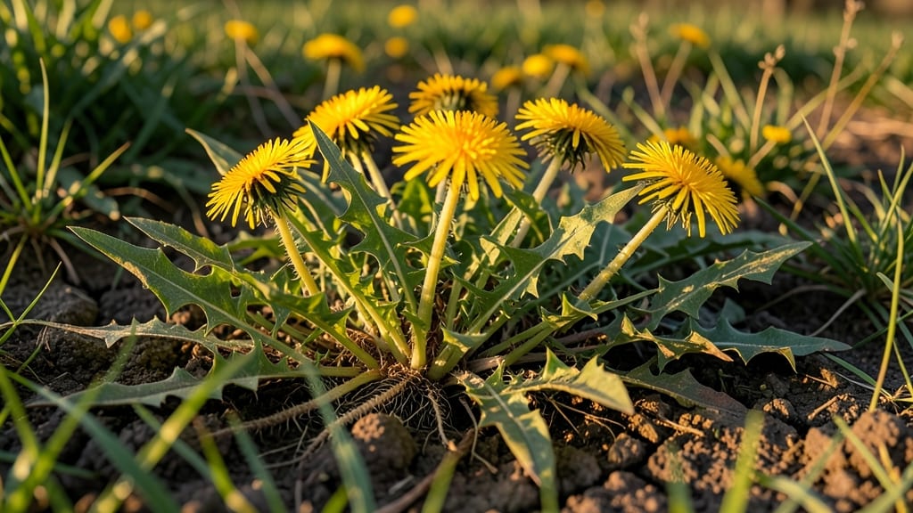 Dandelion Greens for Pest-Repellent Soil