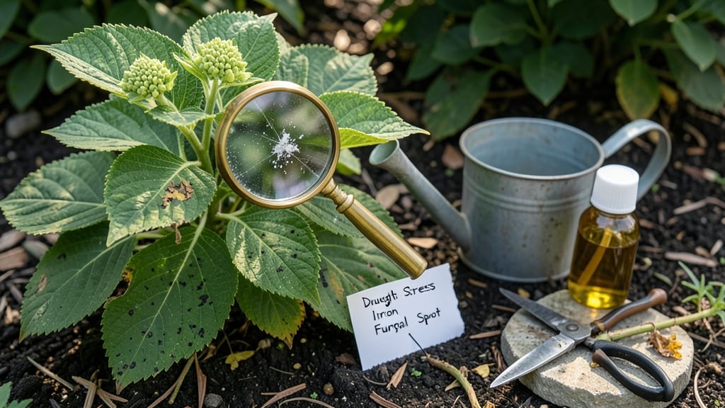 Hydrangea Leaf Problems: Yellowing, Spots, and Wilt—Causes and Fixes