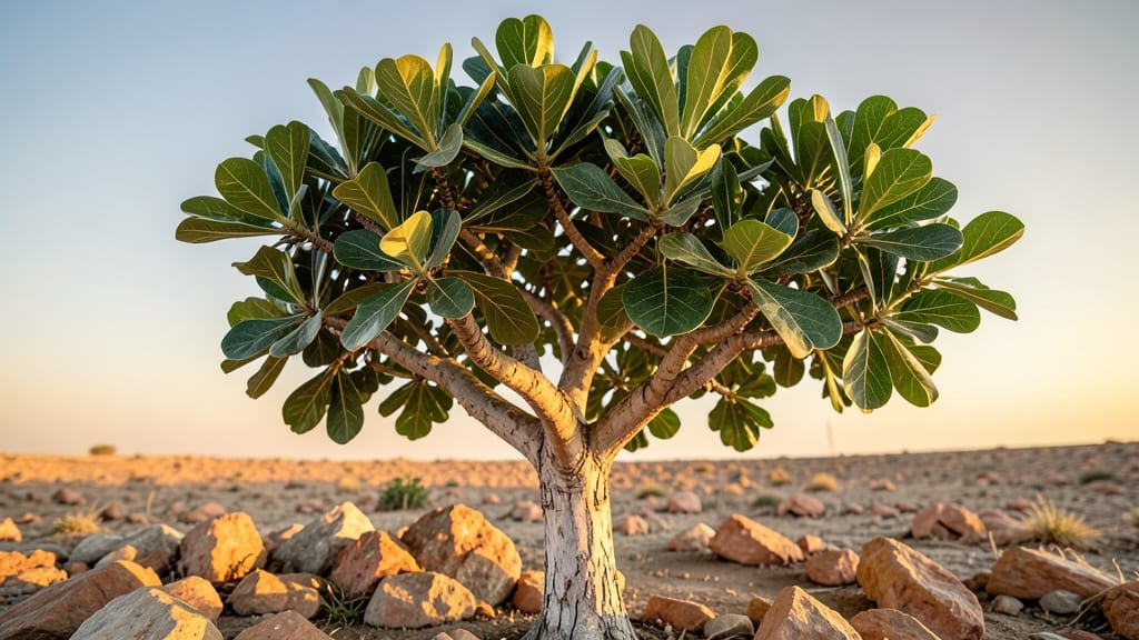 Moroccan Fig Tree with Broad Leaves