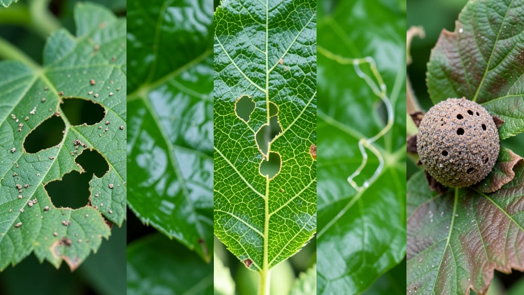 Insect Leaf Damage Identification: Visual Guide to 10 Common Chewing Marks