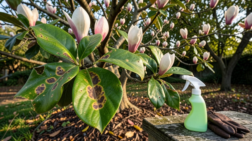 Magnolia Fungal Leaf Spot: Copper Spray Cure That Stops Spots in Days