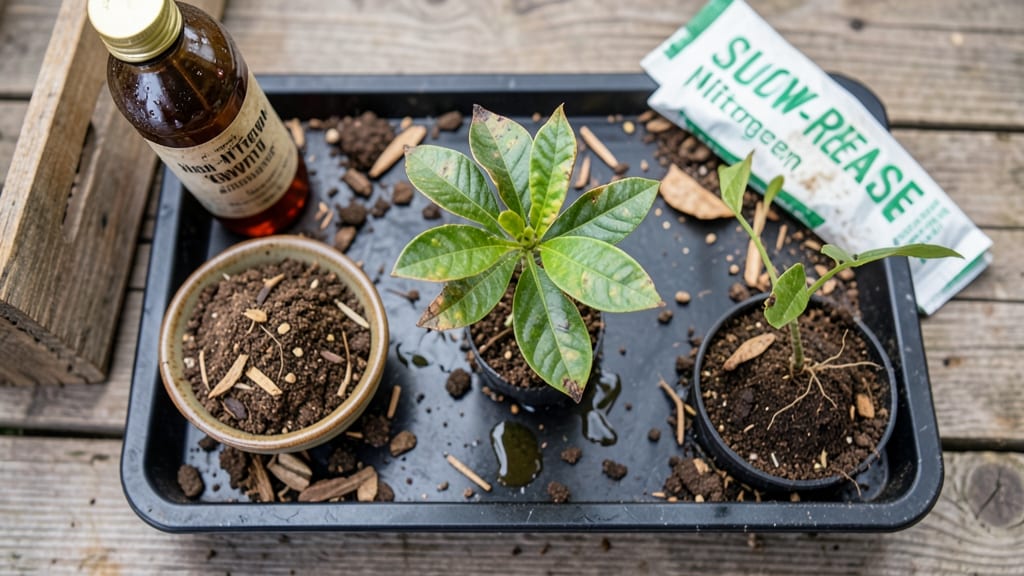 Fertilizing with Low-Nitrogen Organic Mix