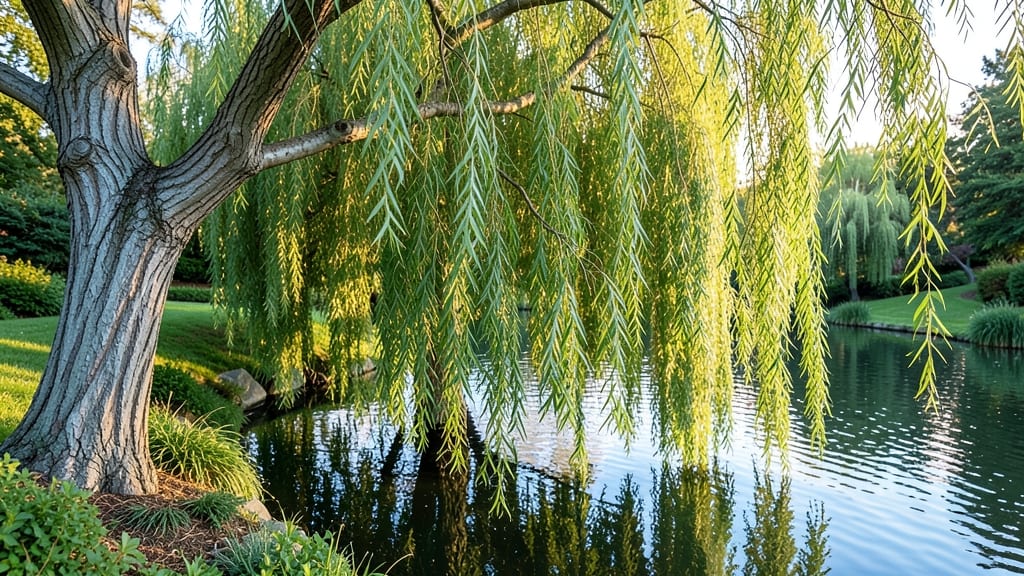 Willow Trees for Dramatic Curved Foliage