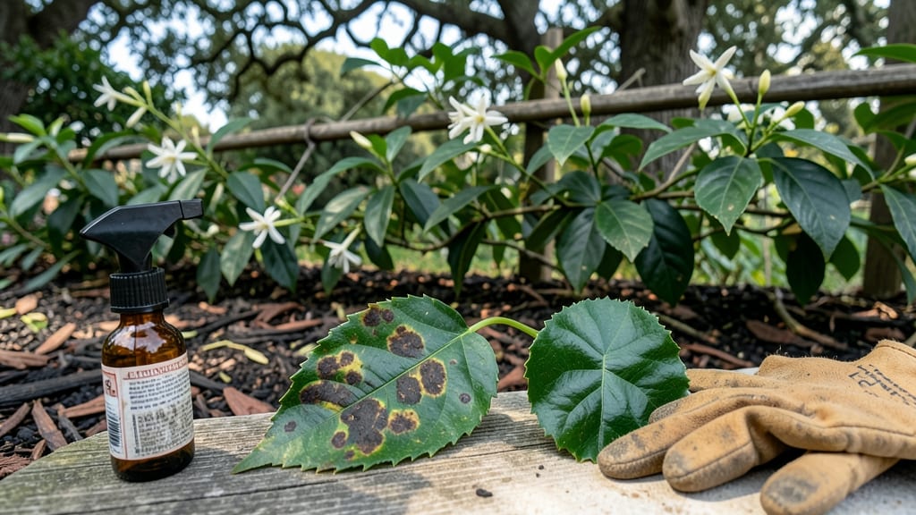 Jasmine Leaf Spot Treatment: Organic Fungicide Fix for Spots and Spots