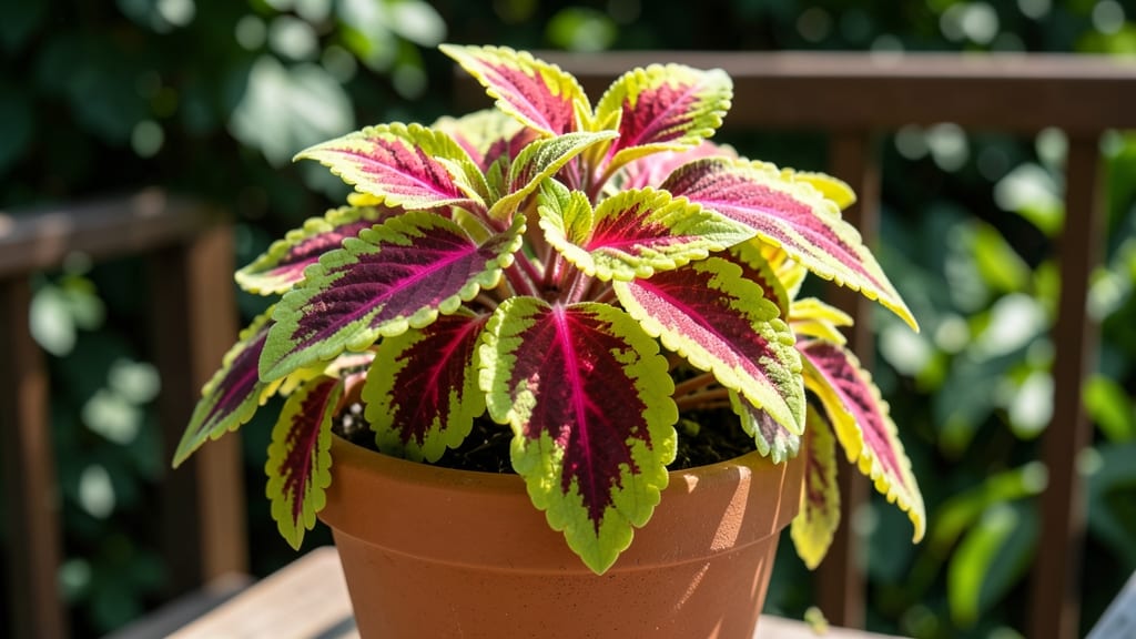 Red Veined Coleus for Container Brilliance