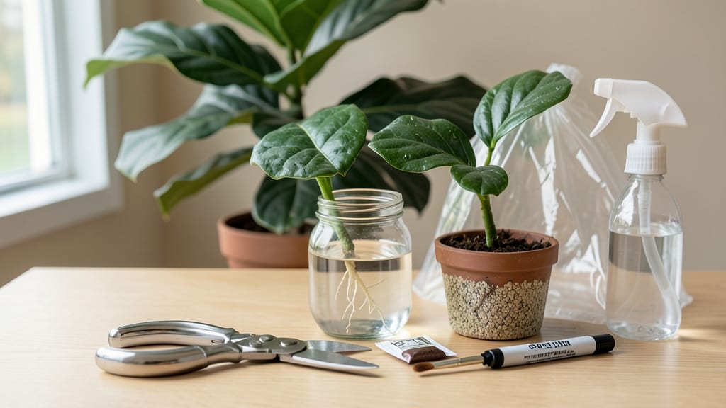 Fiddle Leaf Fig Plant Propagation: Stress-Free Stem Cuttings That Root Fast