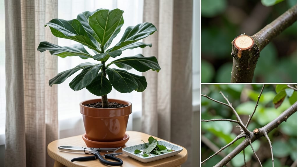 How to Prune Fiddle Leaf Fig: Revitalize Drooping Leaves in 4 Simple Steps