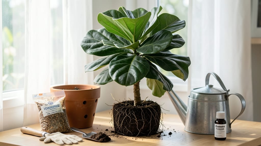 When to Repot a Fiddle Leaf Fig: 3 Clear Signs Roots Need Space