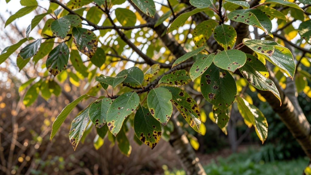 Leaf Spot Disease from Fungal Pathogens
