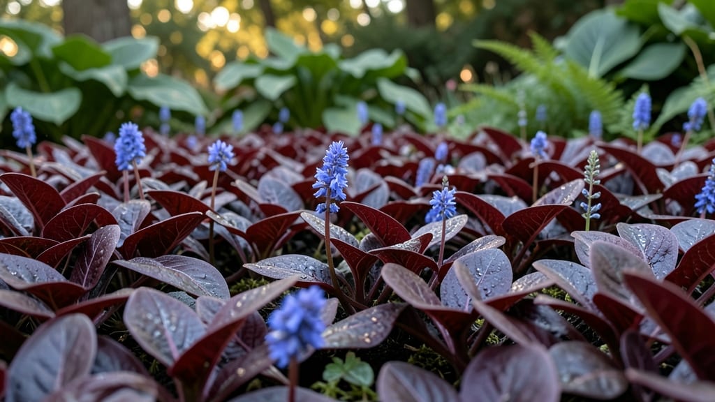 Ajuga Reptans for Purple Foliage Magic